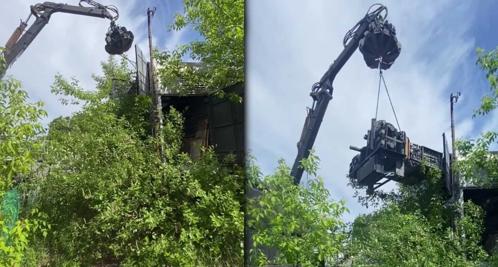 Демонтаж холодильной установки из вагона (Калининская овощебаза) — фото 1