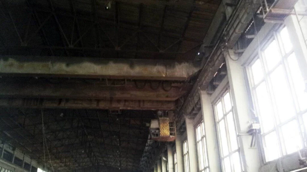 Демонтаж кран балки на Машиностроительном Заводе Арсенал — фото 1