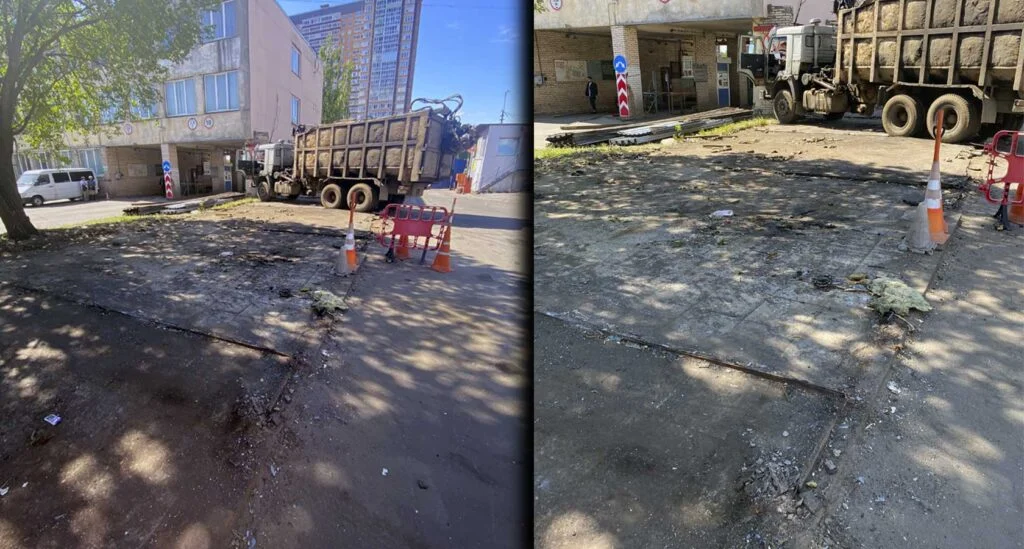 Демонтаж металлического бокса автосервиса — фото 2