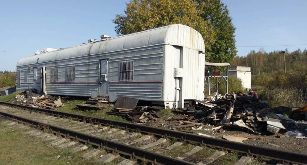 Демонтаж железнодорожного вагона жд ст.Новинка — фото 7